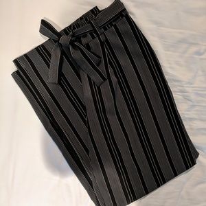 Striped Wide Leg Pants